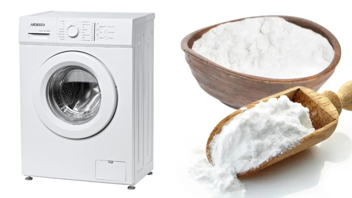 Соду можна сипати в пральну машинку